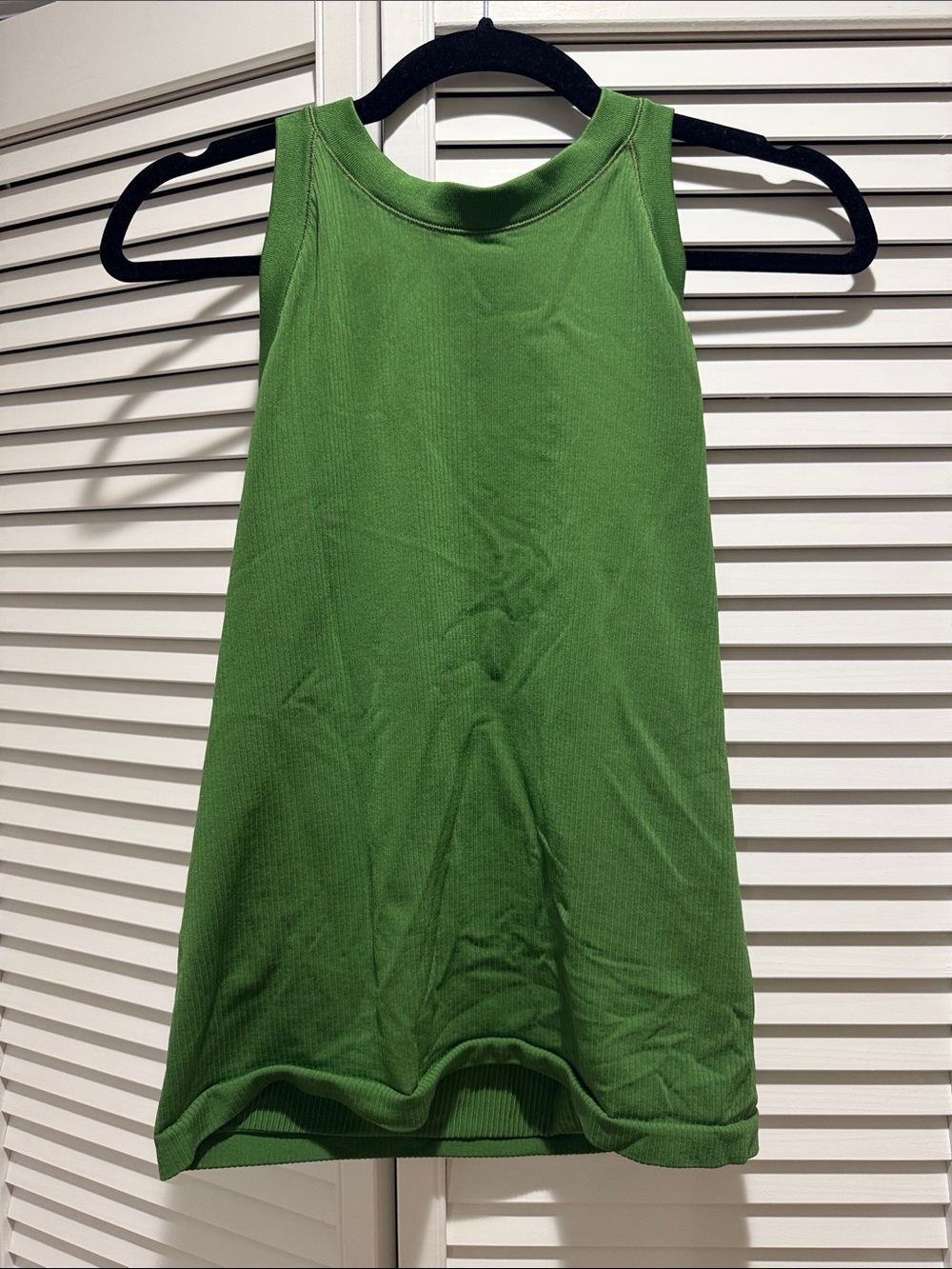 Athleta Bright Green Ribbed Tank